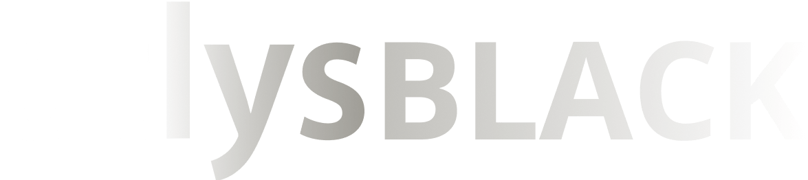 The atlysBlack logo.