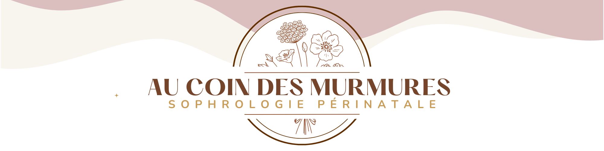 logo au coin des murmures sophrologie périnatale