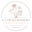 logo au coin des murmures cultiver son jardin intérieur sophrologie périnatale