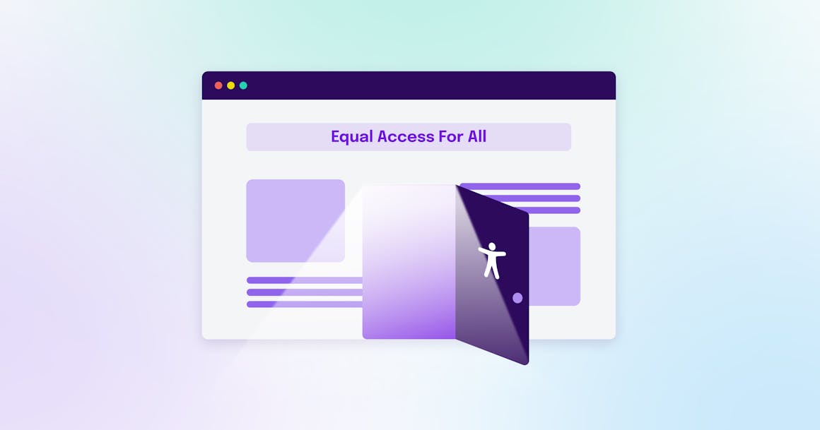 Web page with the title Equal Access For All