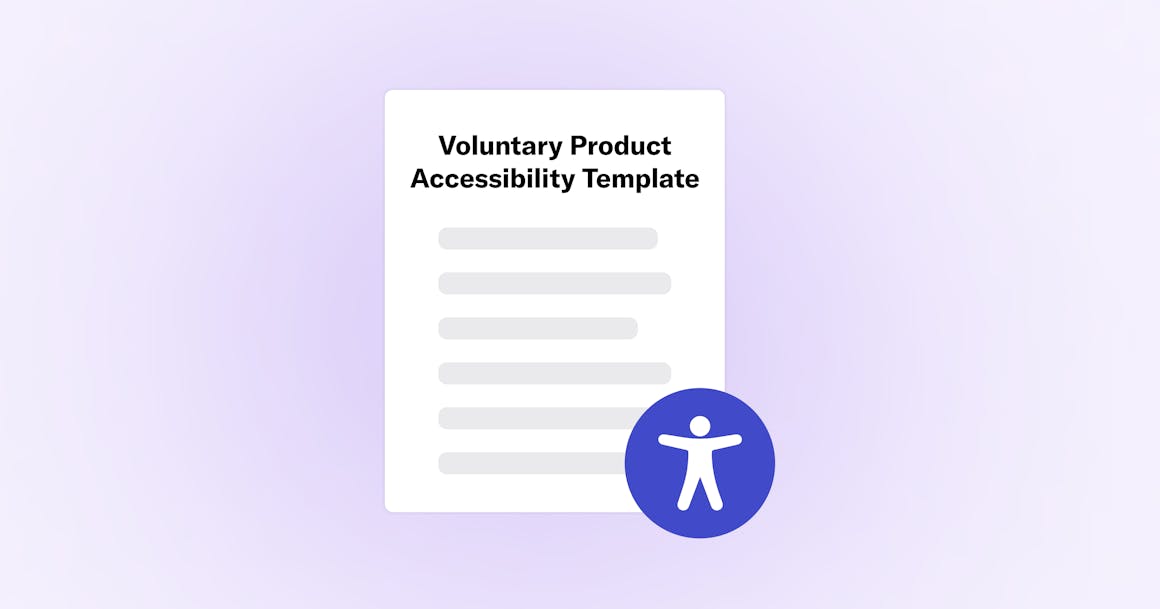 A text document with the words Voluntary Product Accessibility Template
