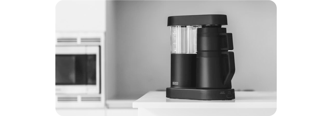 a black coffee machine by ratio coffee