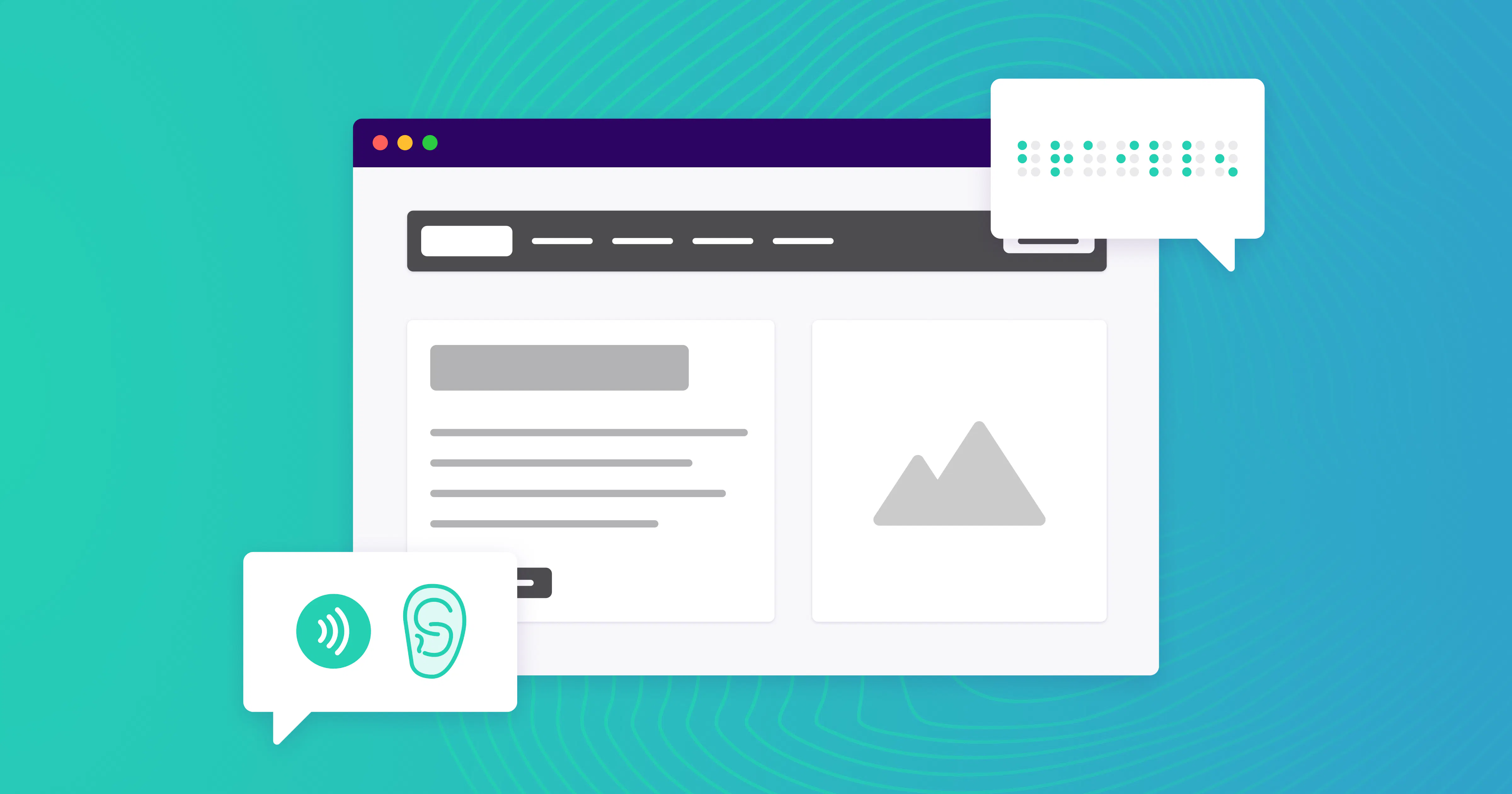 Walled Screenreader How Screen Readers Make Digital Content Accessible