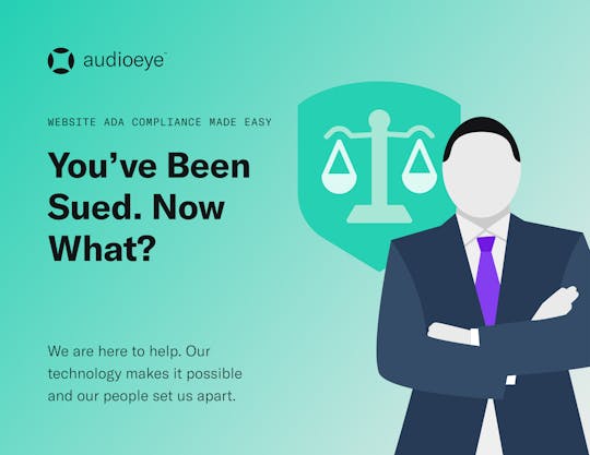 Website ADA Compliance Made Easy. You've Been Sued. Now What? We are here to help. Our technology makes it possible and our people set us apart.