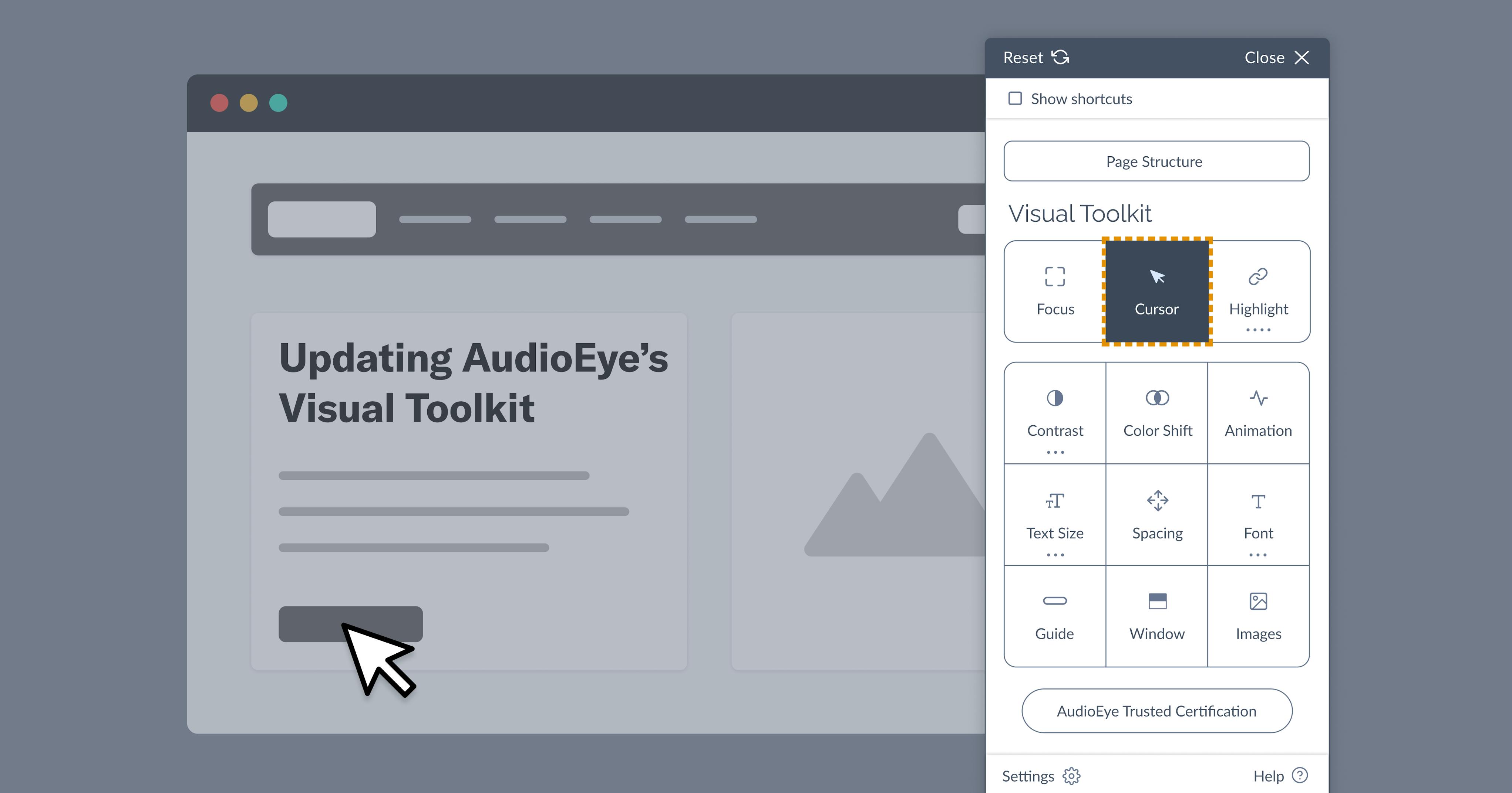 Updating AudioEye’s New Visual Toolkit