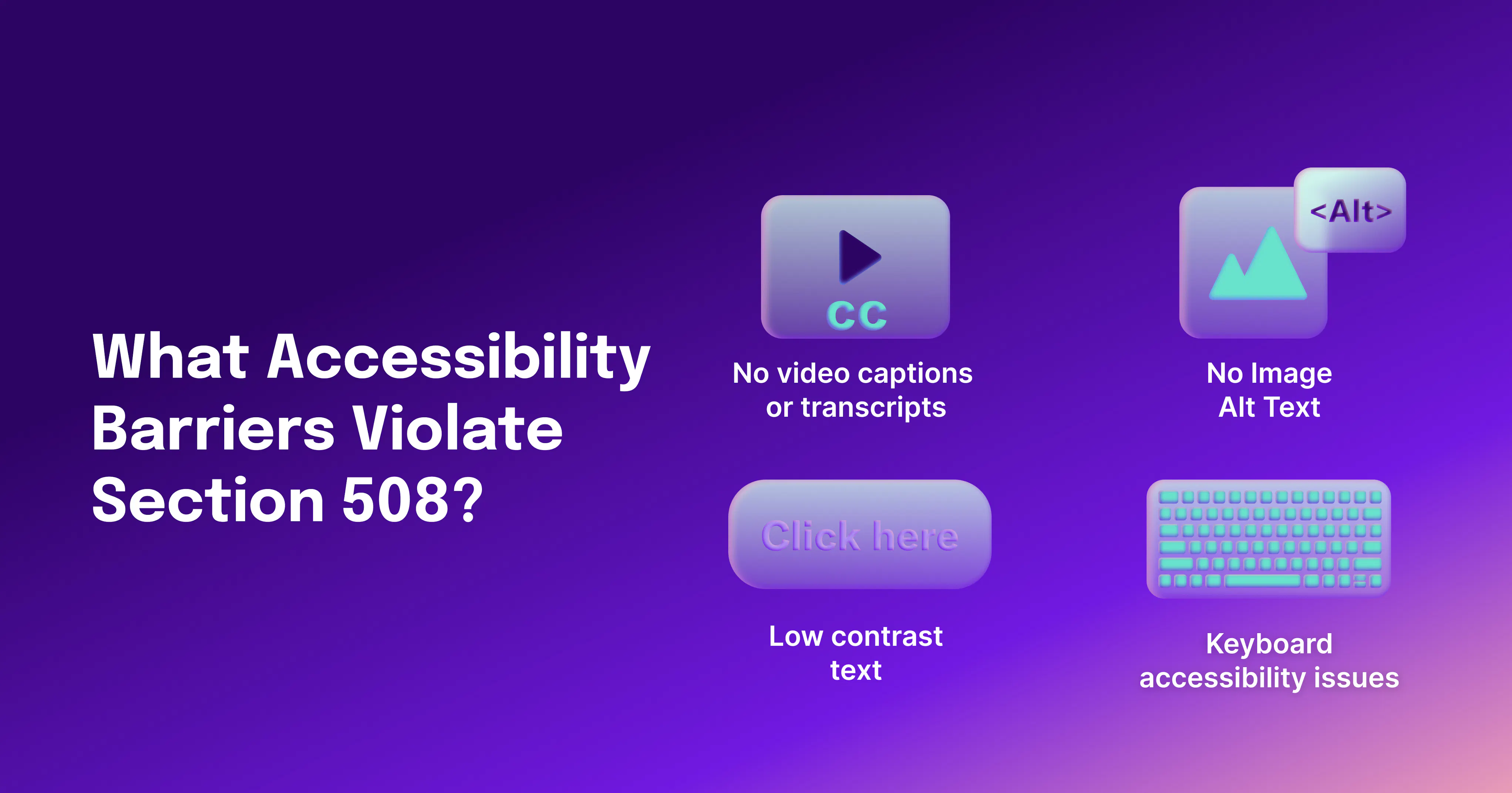 Section 508 Compliance: Choosing Tools for Web Accessibility Testing