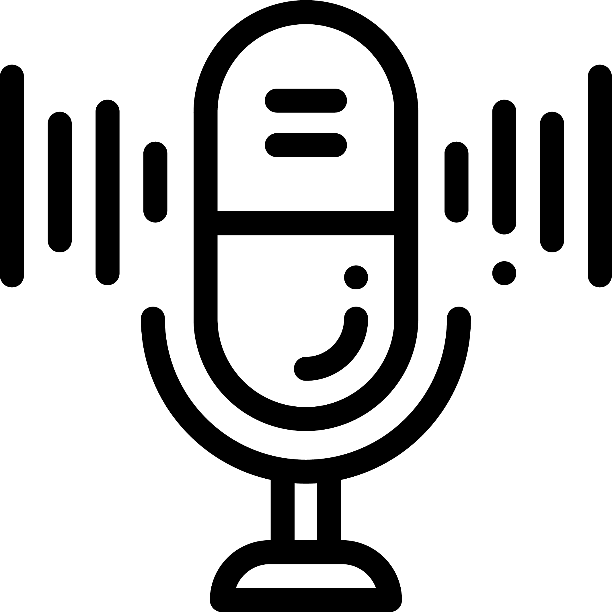illustration of microphone