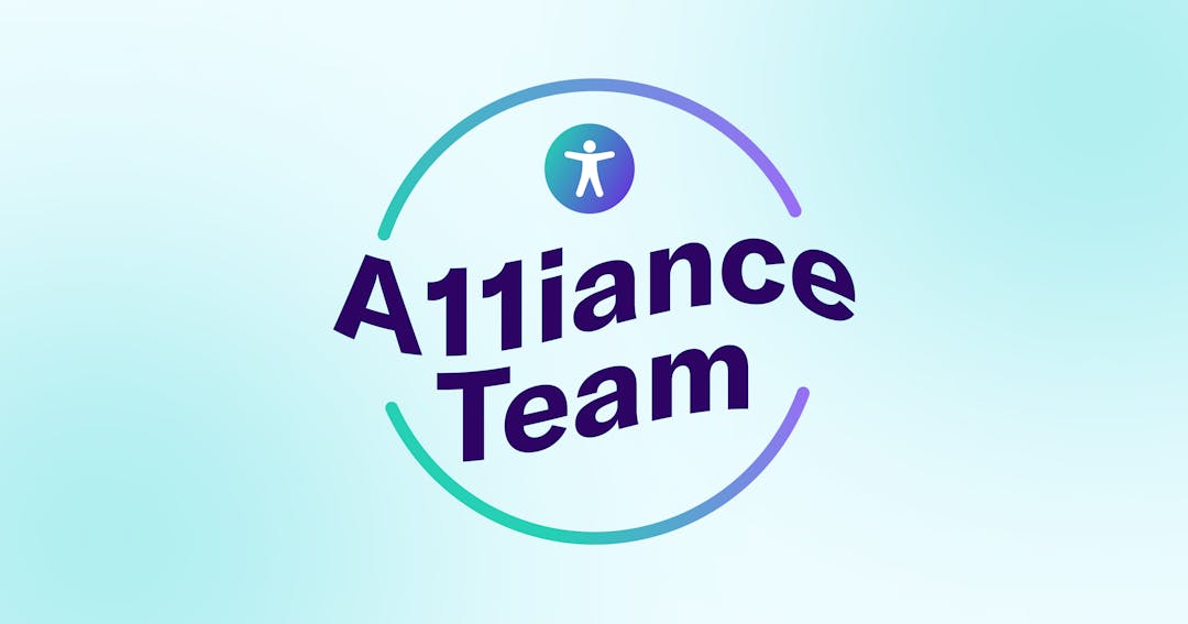 Text enclosed in a circle that reads A11iance Team
