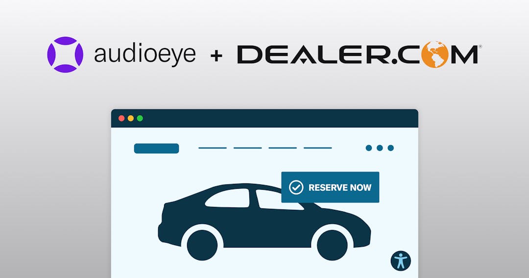 AudioEye + Dealer.com