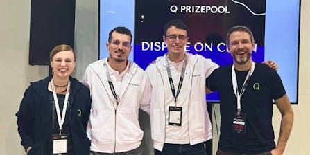 AuditOne team at the HackOnChain