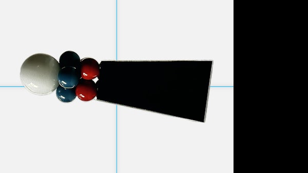 Sculptural form imagined by Aurélie Aulaire – digital object study