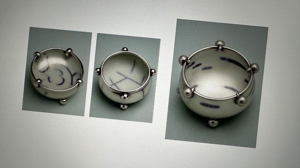 Conceptual object design by Aurélie Aulaire – material and volume