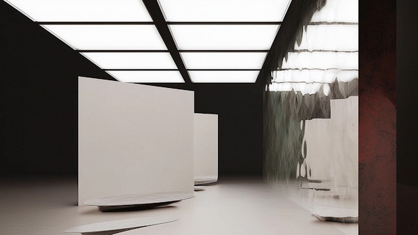 Set design scene by Aurélie Aulaire – visual atmosphere