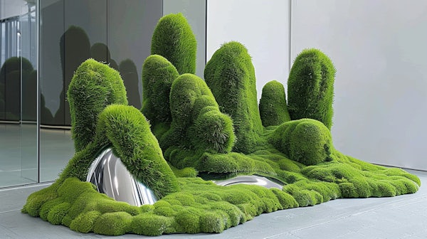Digital installation concept by Aurélie Aulaire – sculptural form