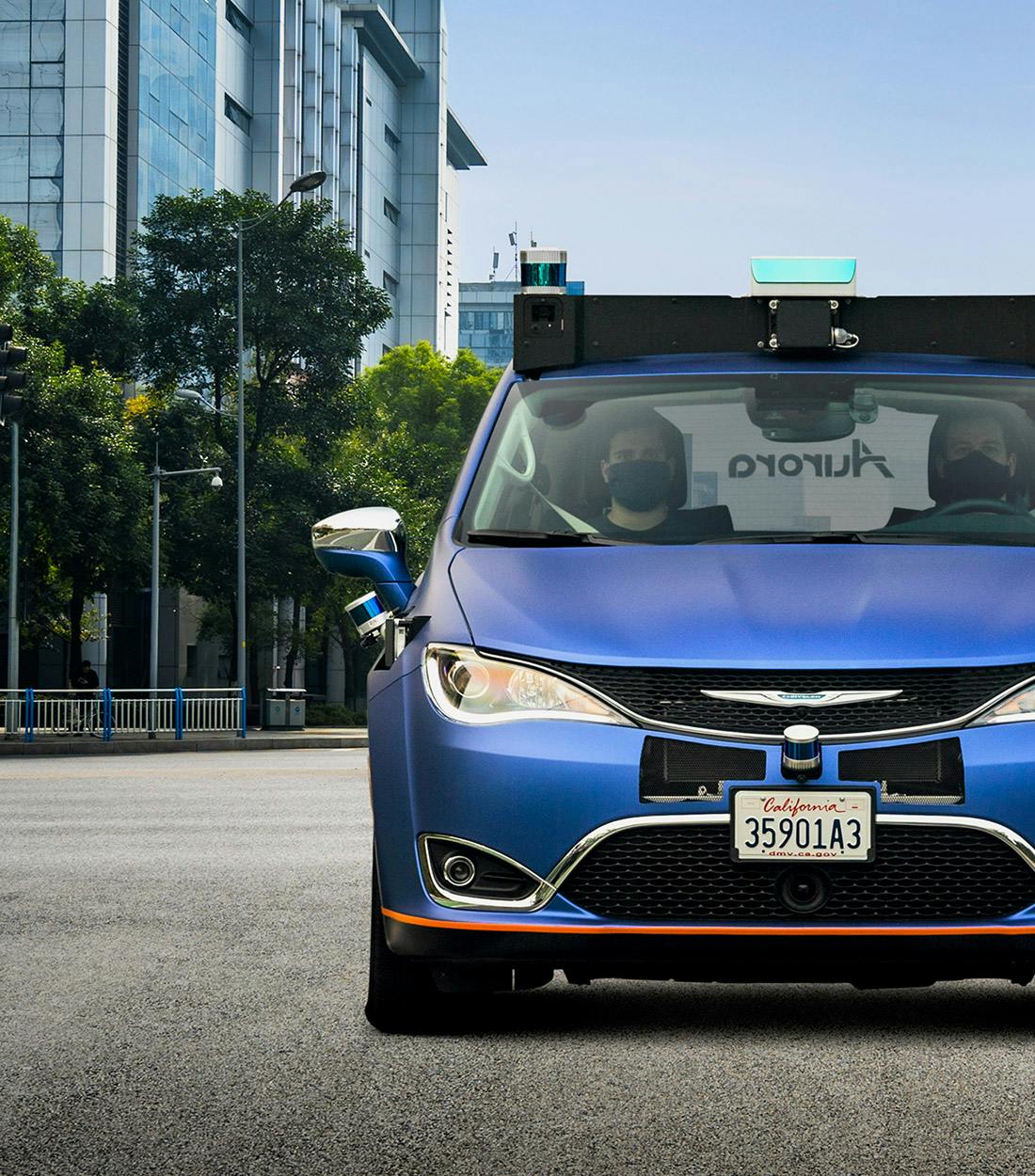aurora self-driving van