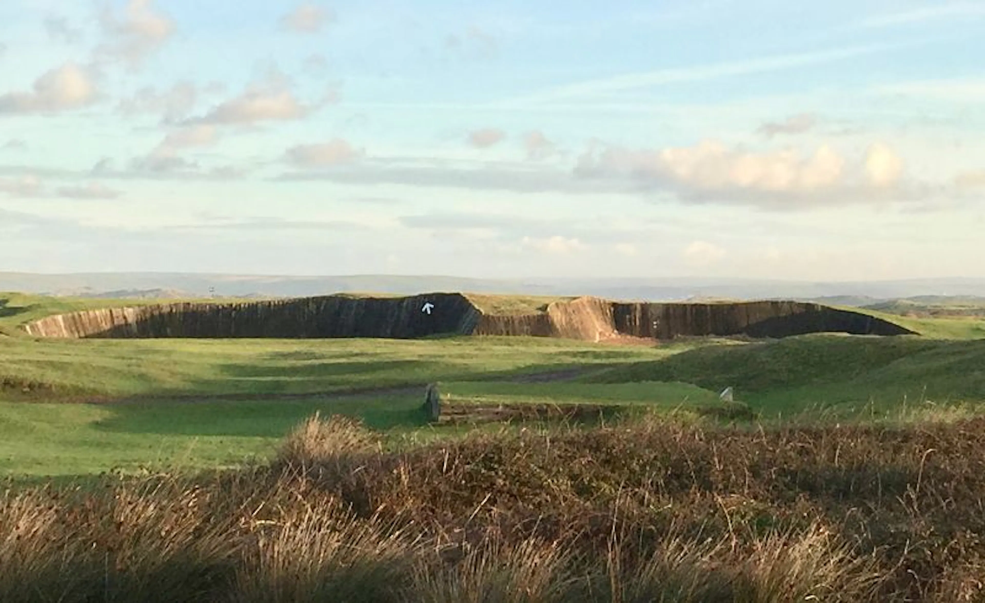 The famous bunker at Royal North Devon (Westward ho!) with sleepers. 
