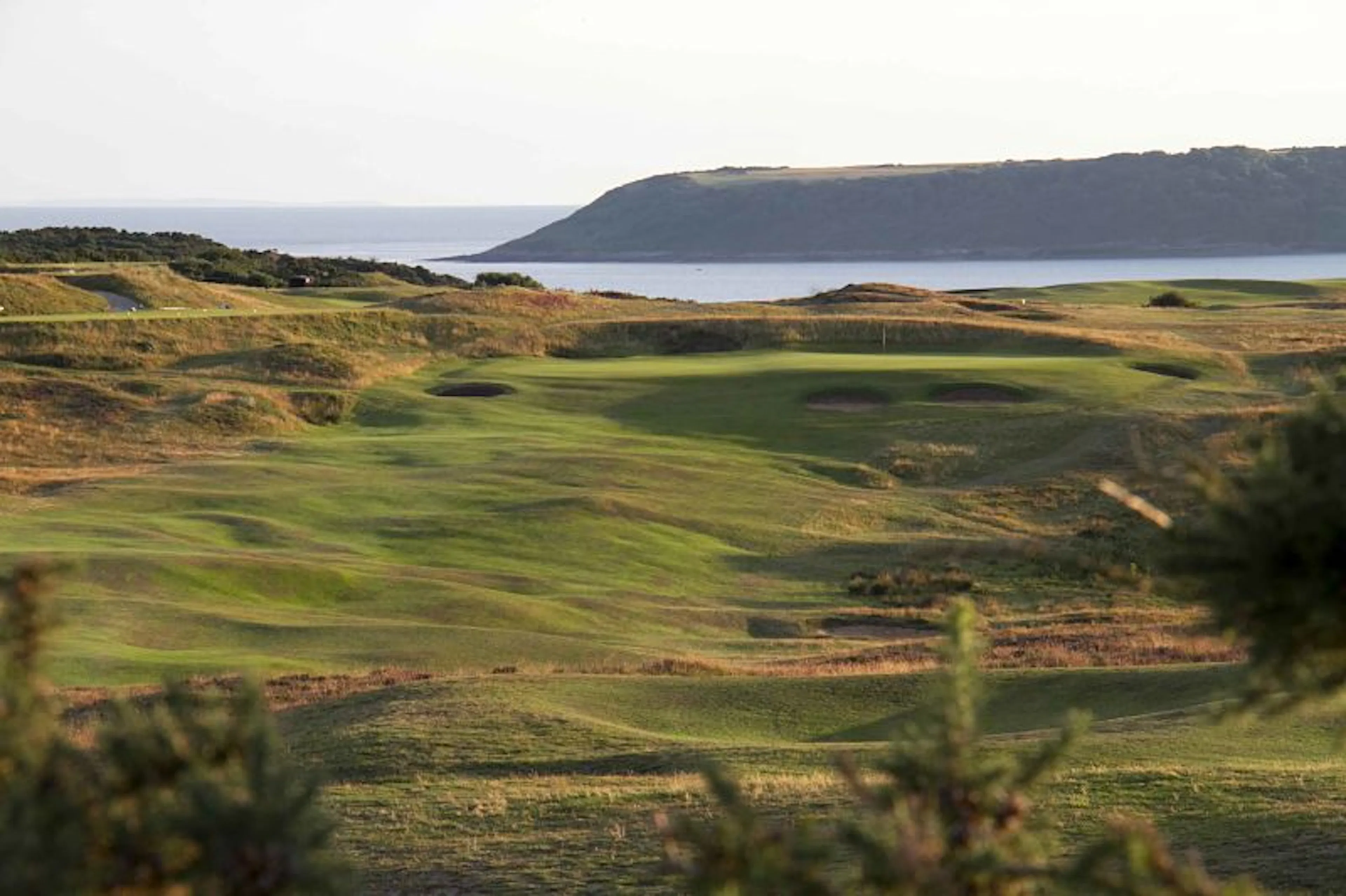 The iconic 'Links in the Sky' Pennard Golf Club 