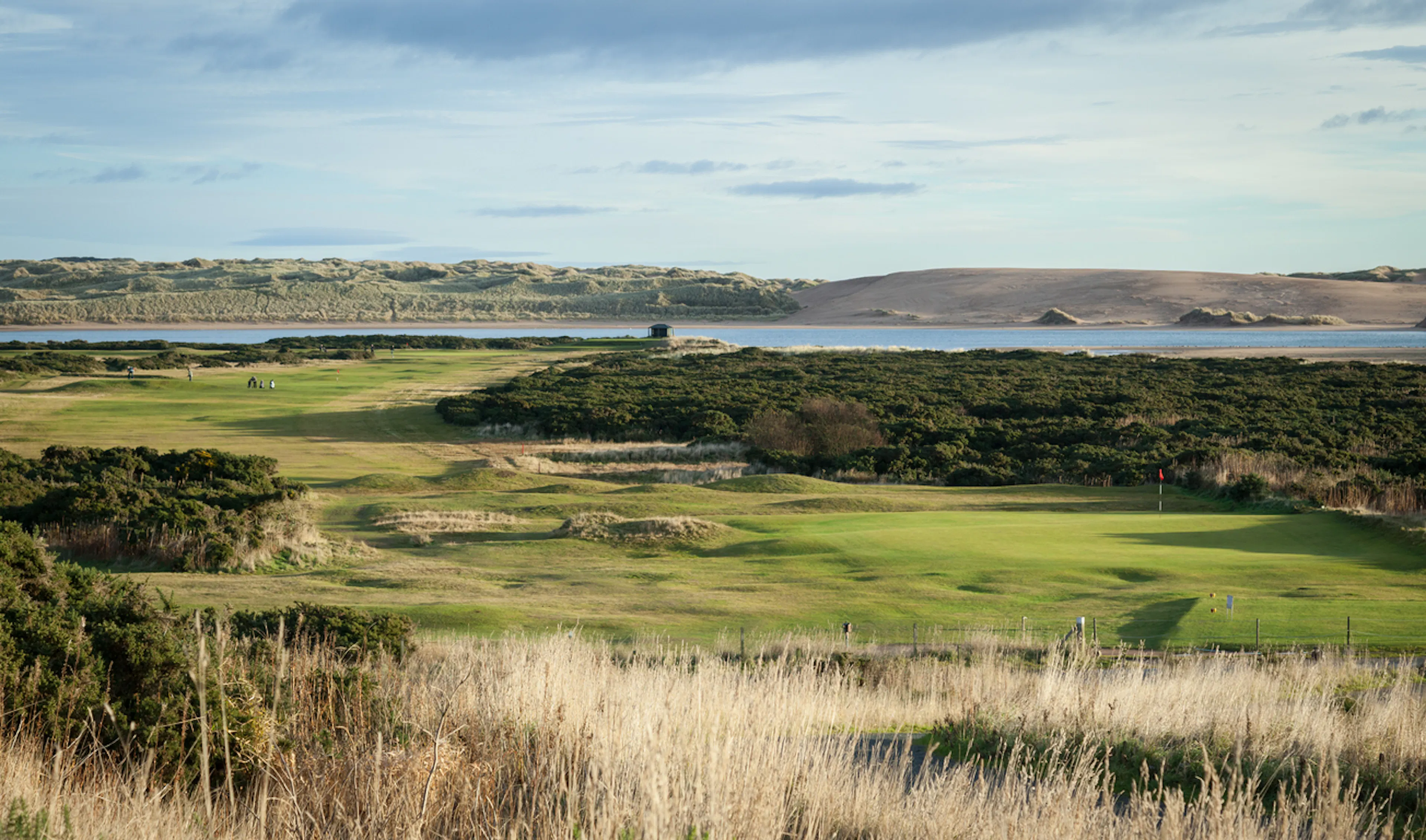 Looking Down Newburgh Links' 18th Fairway From Putting Green 