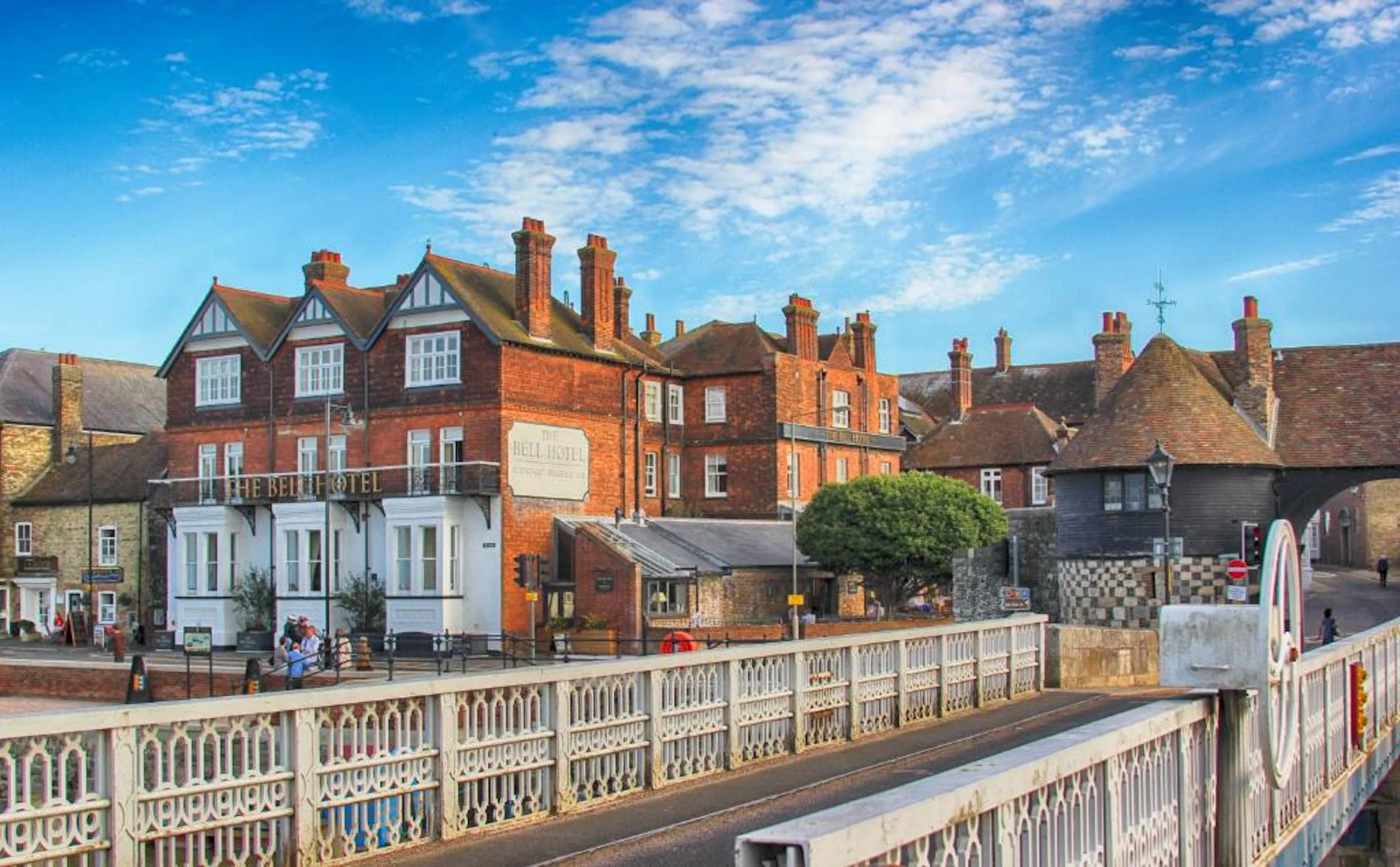 Bell Hotel in the village of Sandwich in Kent, ideal golf hotel.