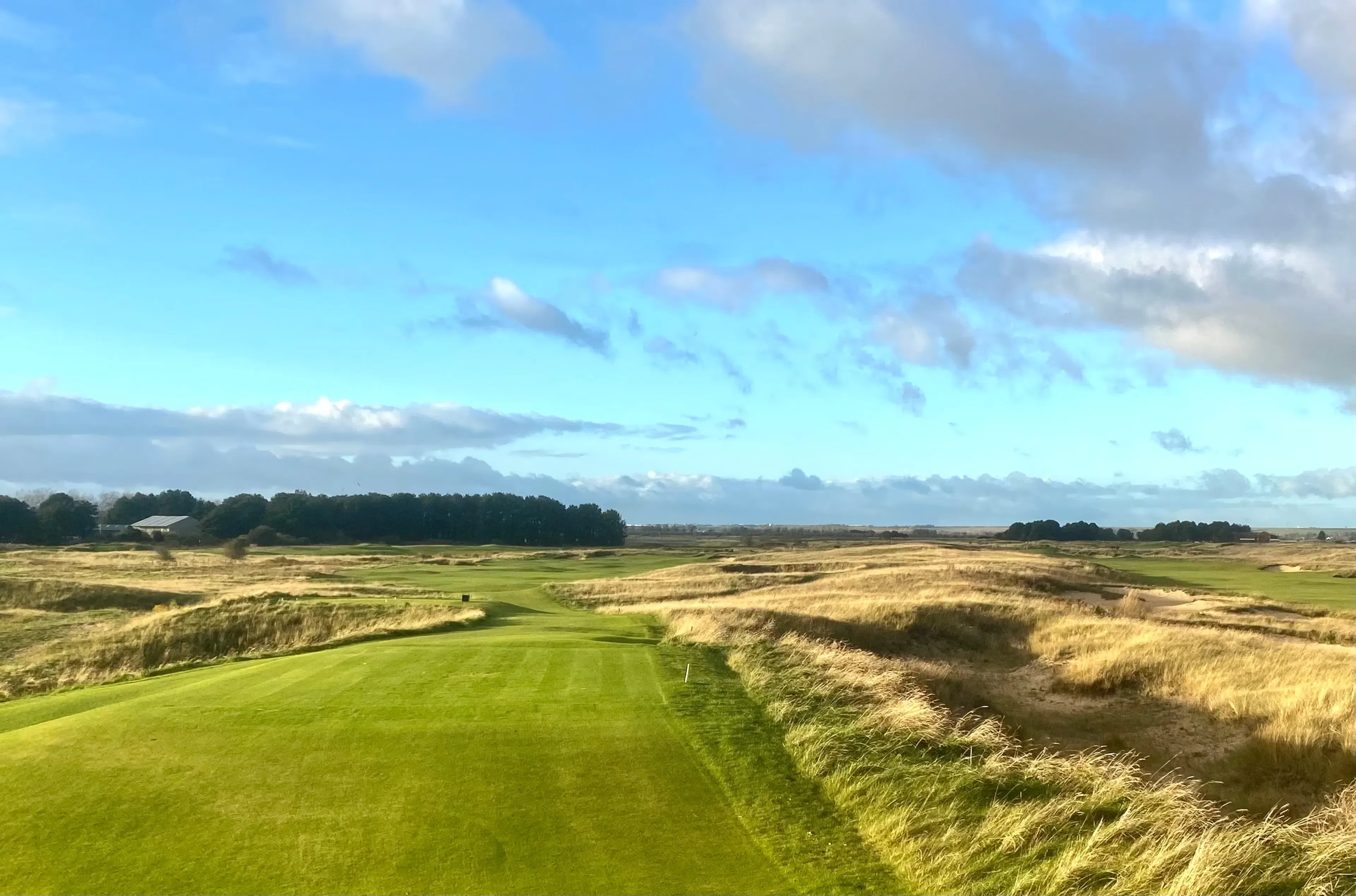 View over the links at Princes Golf Club