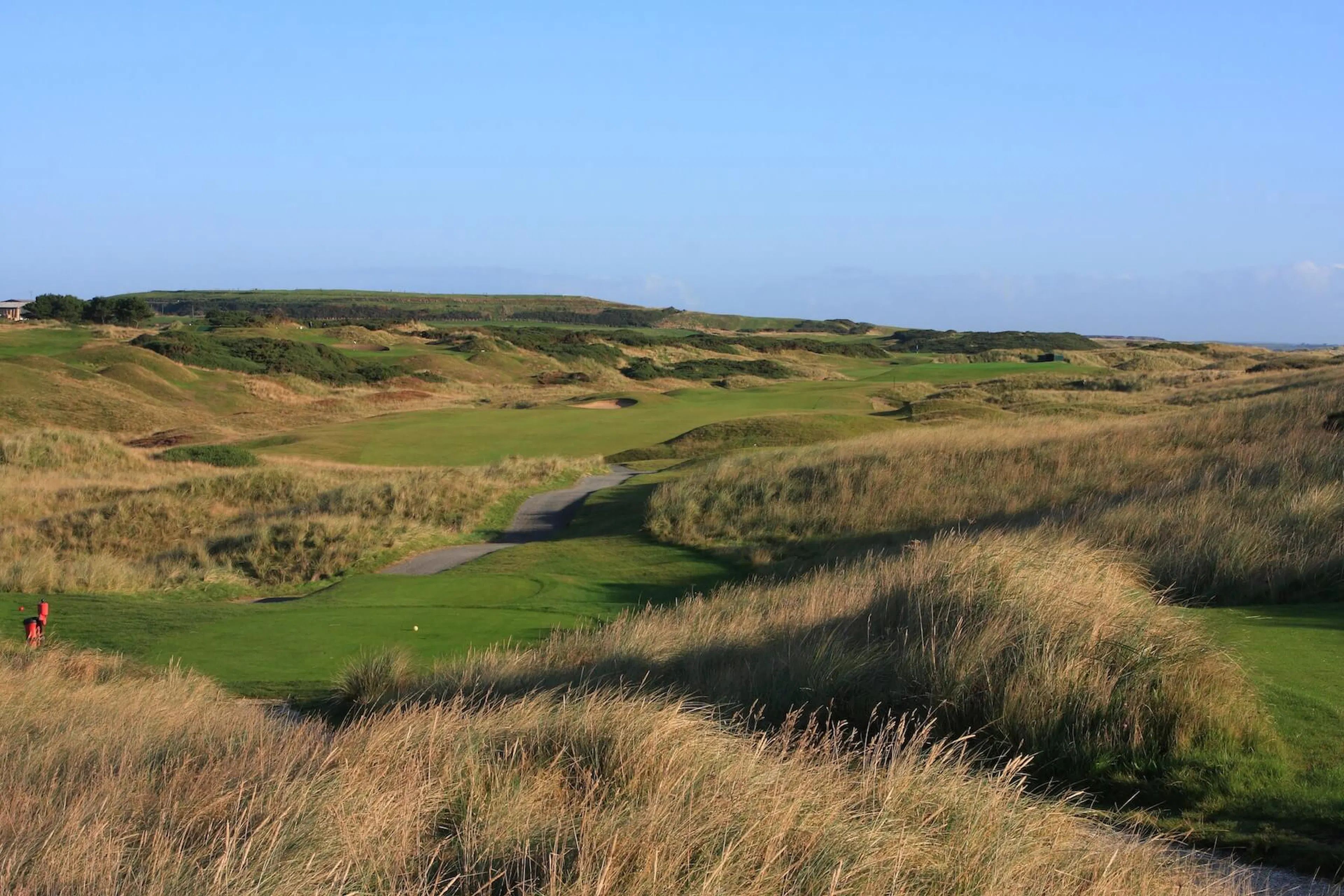 Amazing links terrain on the North Sea. 
