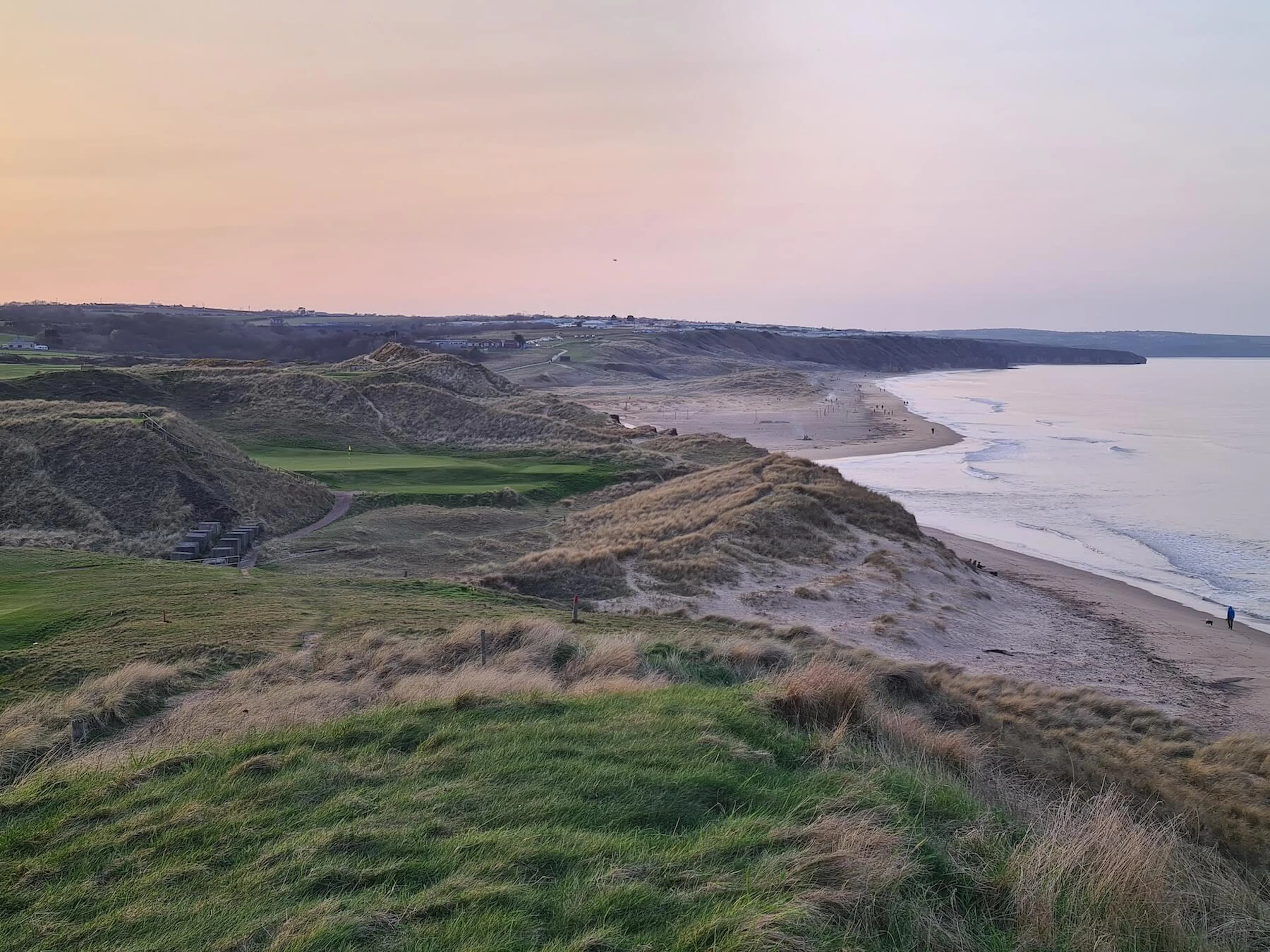 Classic links golf on the Tees Valley coast. 