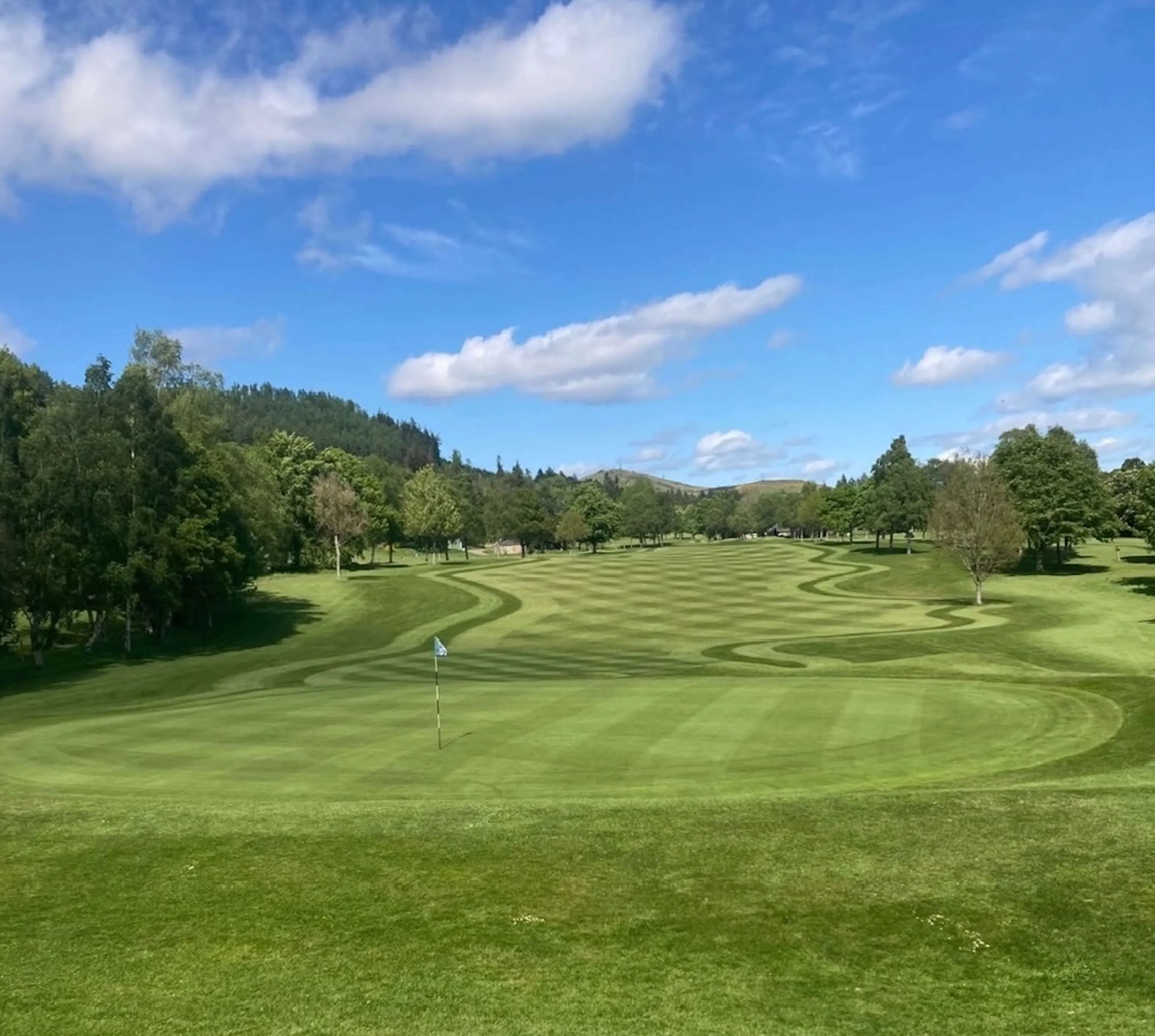 Classic parkland golf at Crieff Golf Club. 
