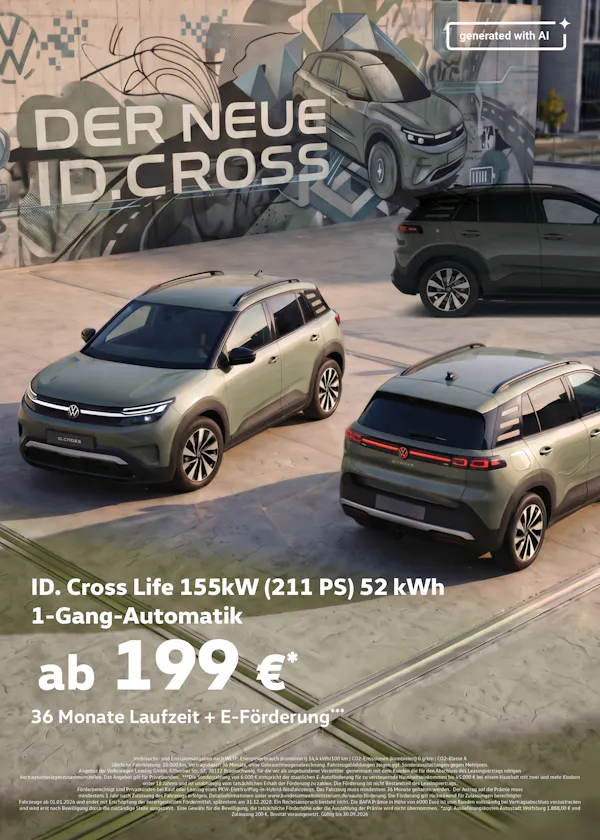 Der neue VW ID.Cross jetzt beim Autohaus Range bestellen