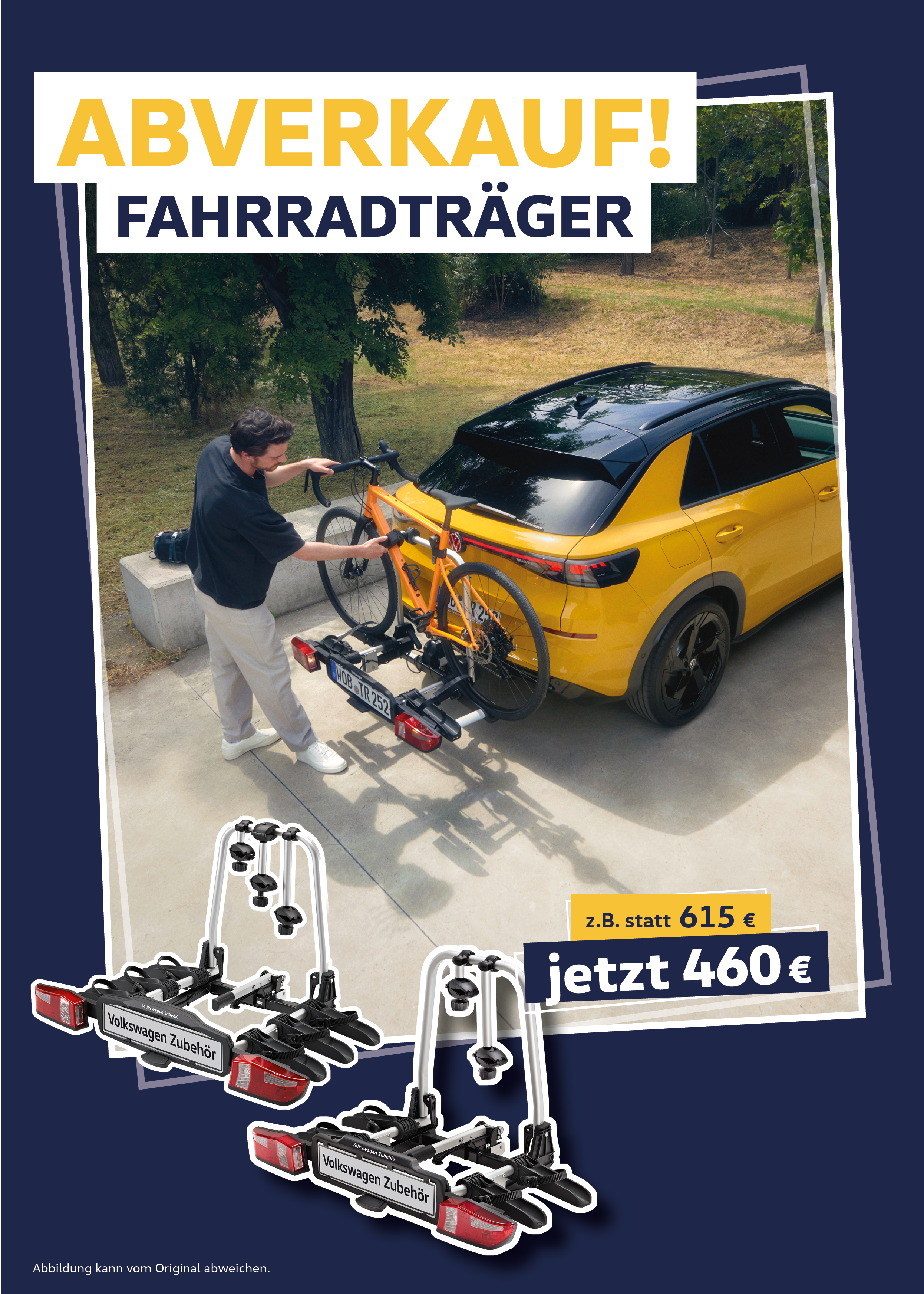 Abverkauf VW Fahrradträger