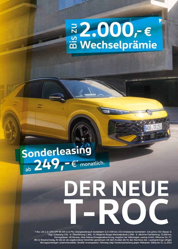 Der neue T-Roc | Angebot