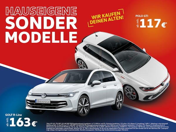 Golf R-Line | Polo GTI | Hauseigene Sondermodelle