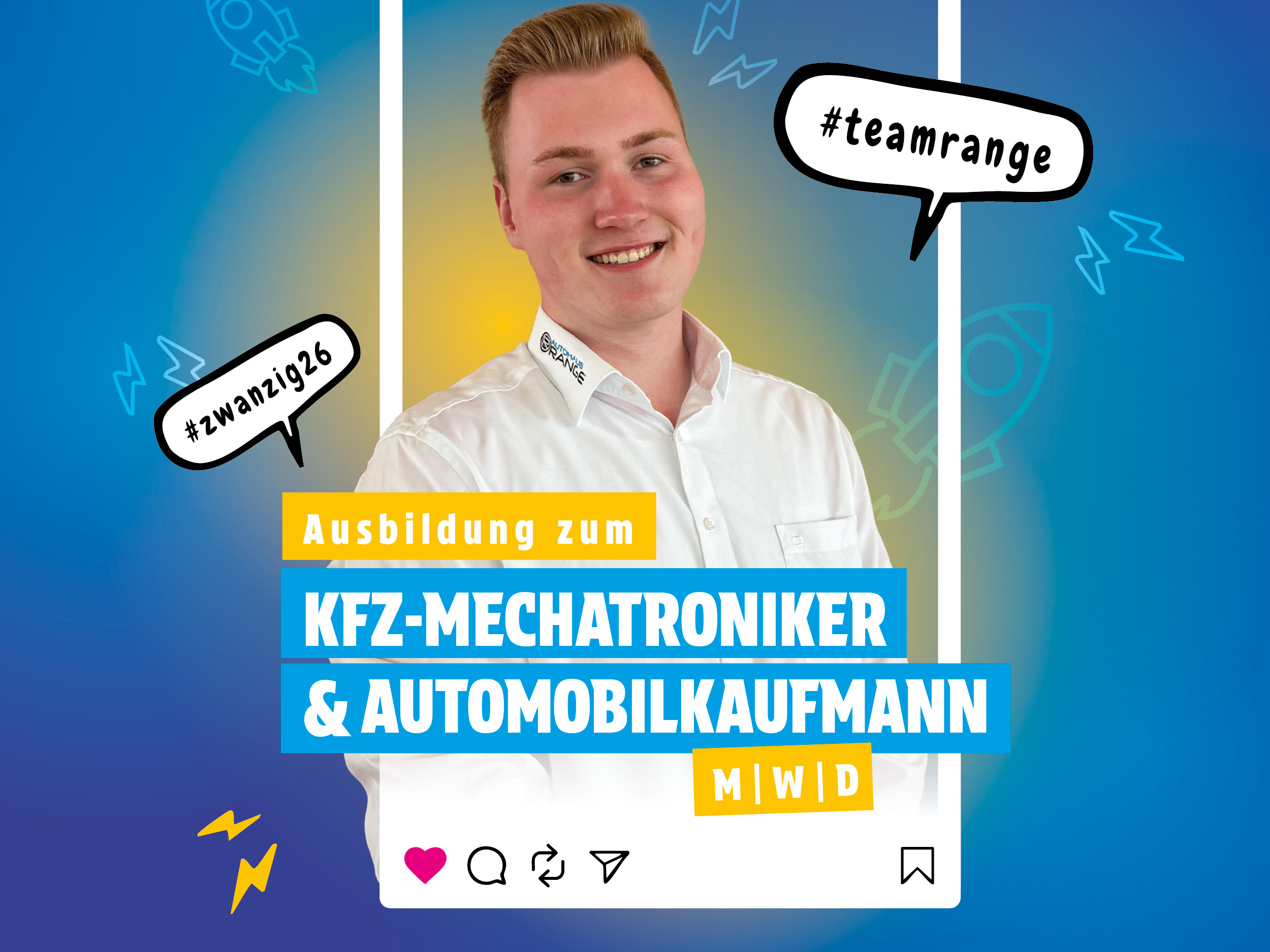 Azubi | Auszubildender | Kfz-Mechatroniker | Automobilkaufmann | Automobilkauffrau