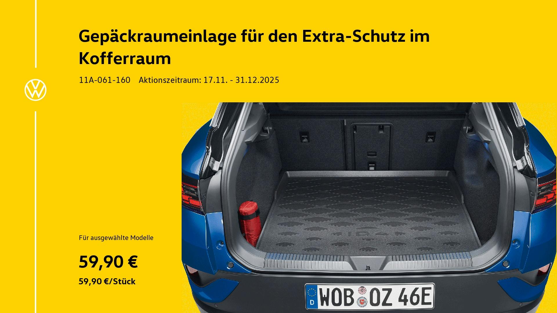 Gepäckraumeinlage Kofferraum