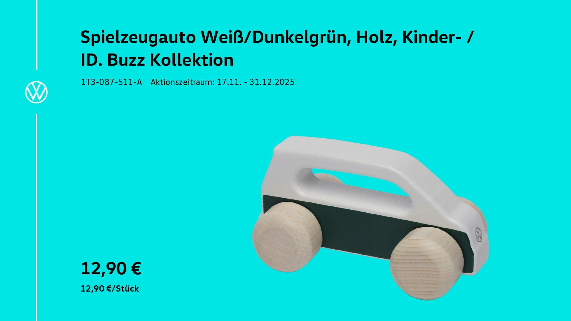 Spielzeugauto Holz ID.Buzz