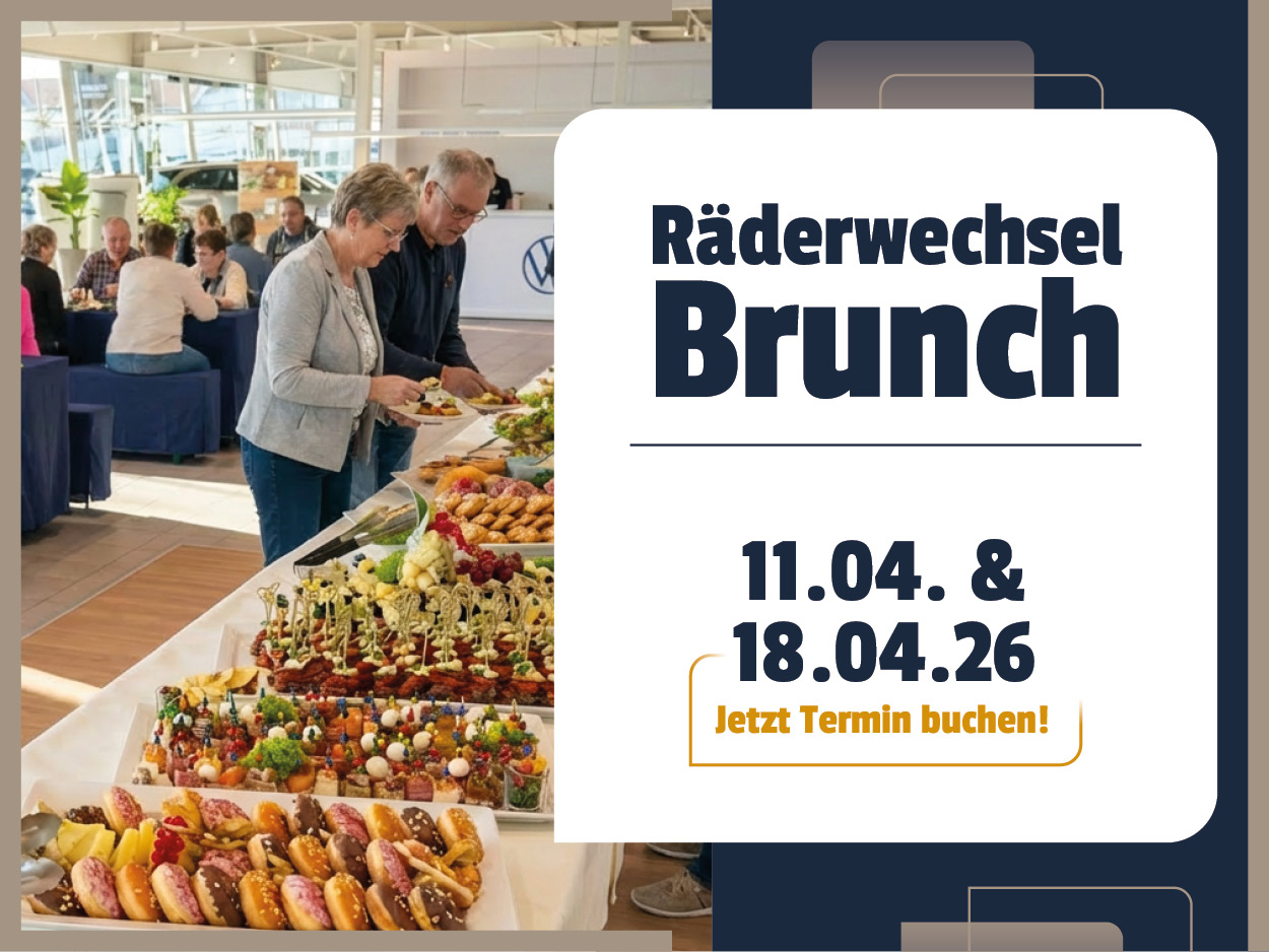 Räderwechselbrunch | 11.04 & 18.04. | Kia und Volkswagen | Brunchen | Lecker | Räderwechsel