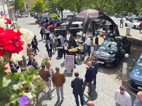 Einblick auf den Stand auf der Inform vom AutohausRange in Fritzlar