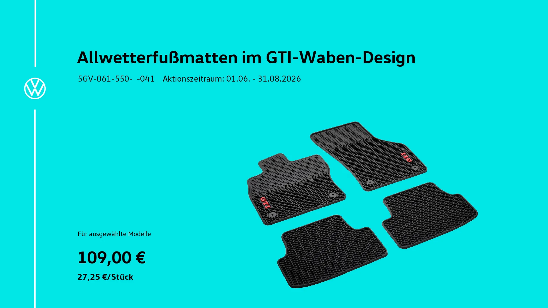 Allwetterfußmatten GTI