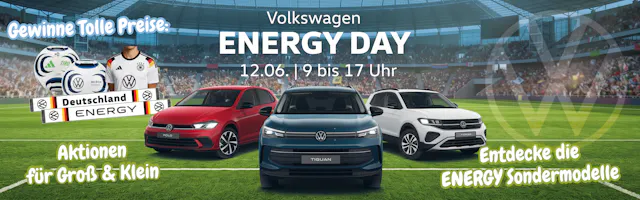 Volkswagen Energy Day mit den neuen Energy-Sondermodellen von Volkswagen