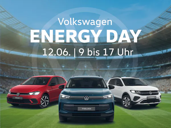 Volkswagen Energy Day mit den neuen Energy-Sondermodellen von Volkswagen