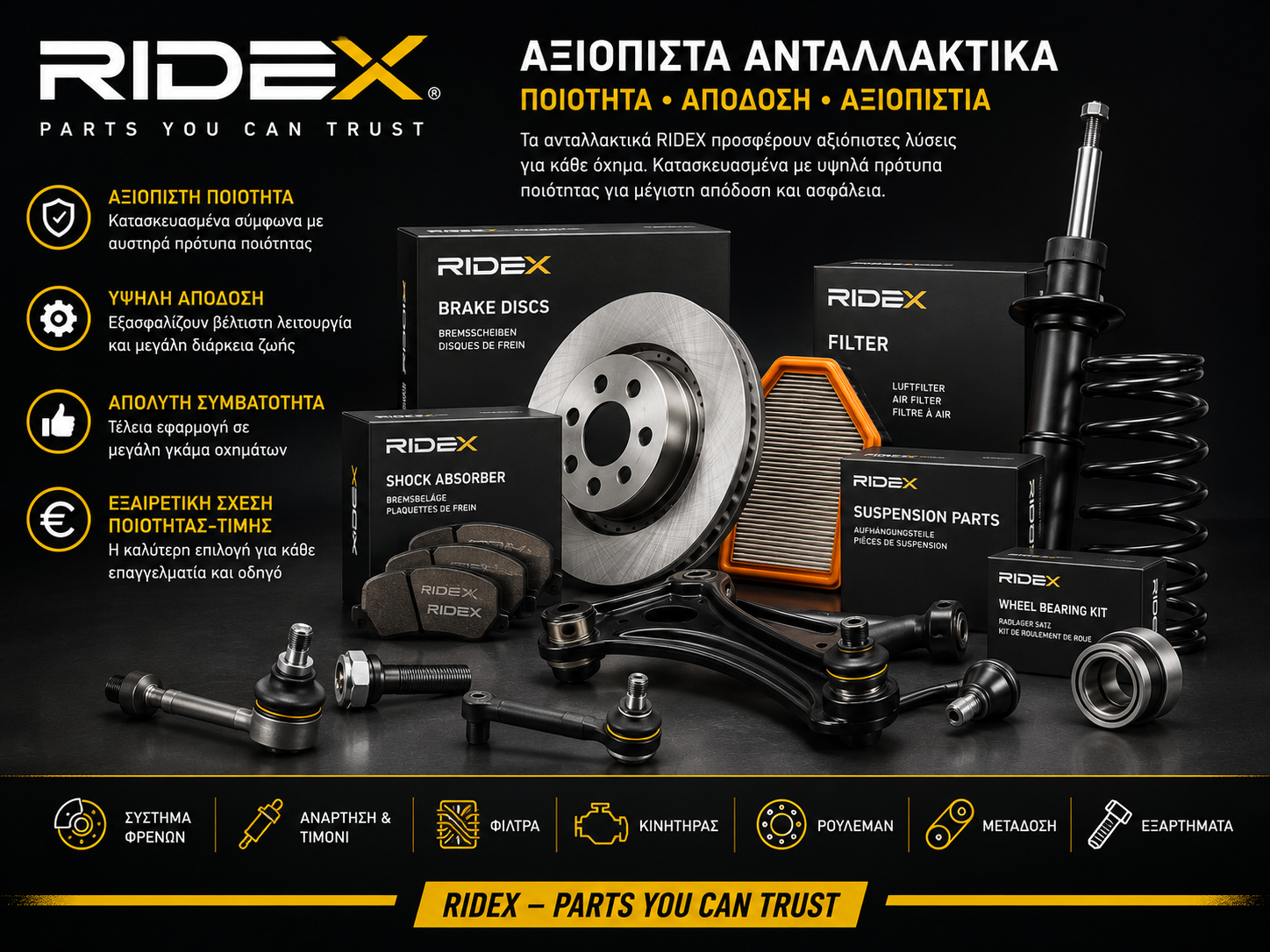 Προϊόντα RIDEX