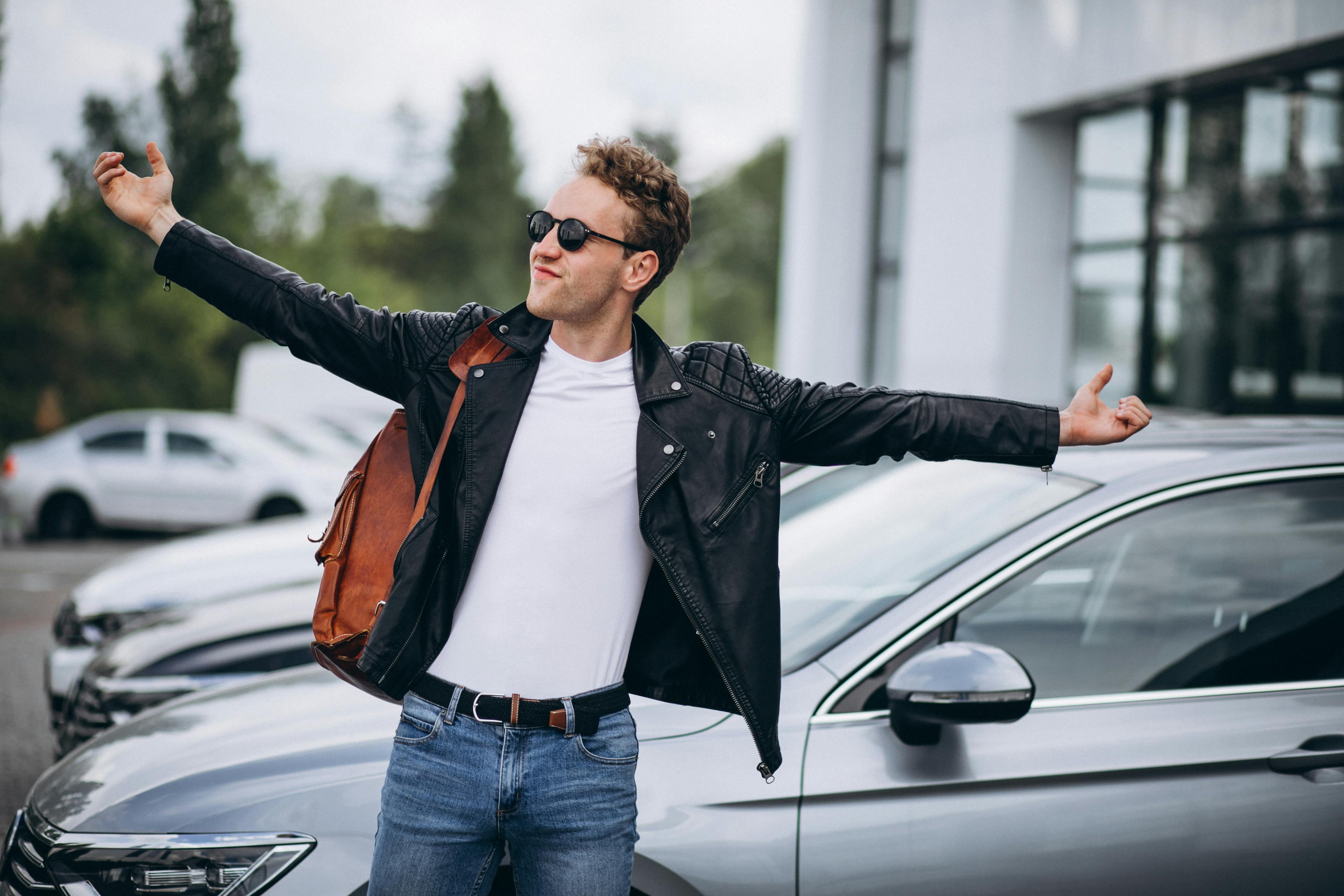 Man buying a Car