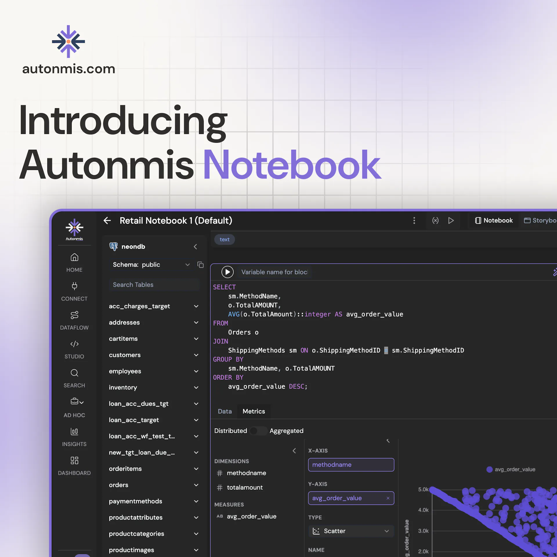 Autonmis Notebook