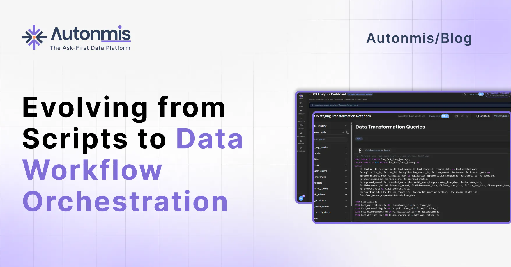 Evolving from Scripts to Data Workflow Orchestration