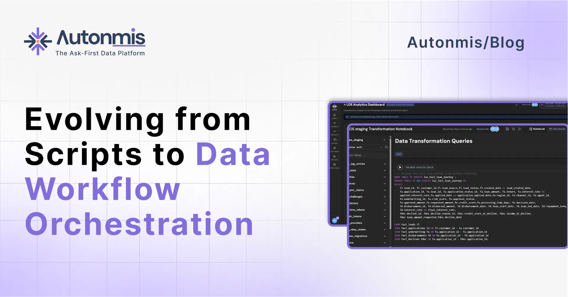 Evolving from Scripts to Data Workflow Orchestration