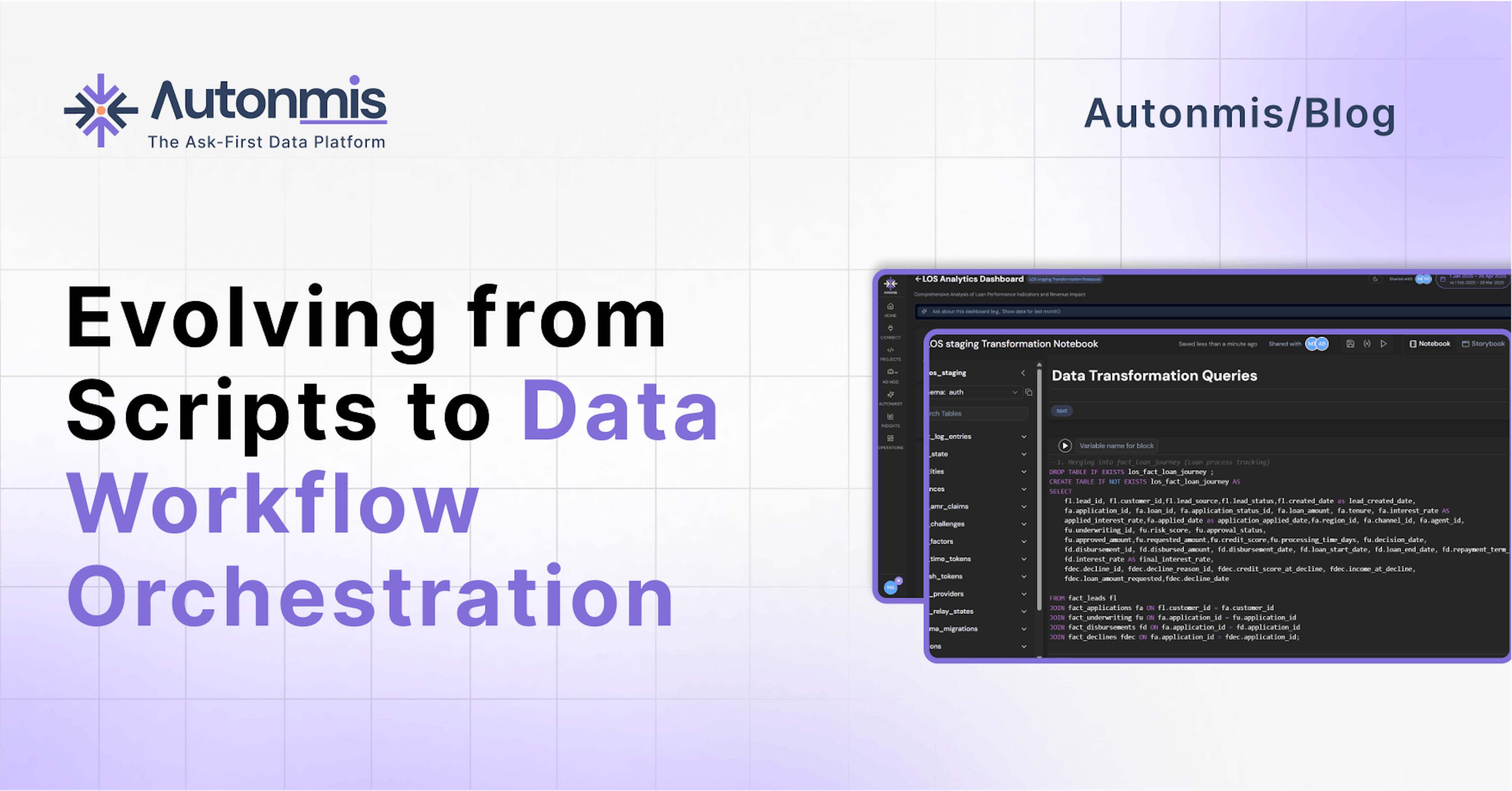 Evolving from Scripts to Data Workflow Orchestration