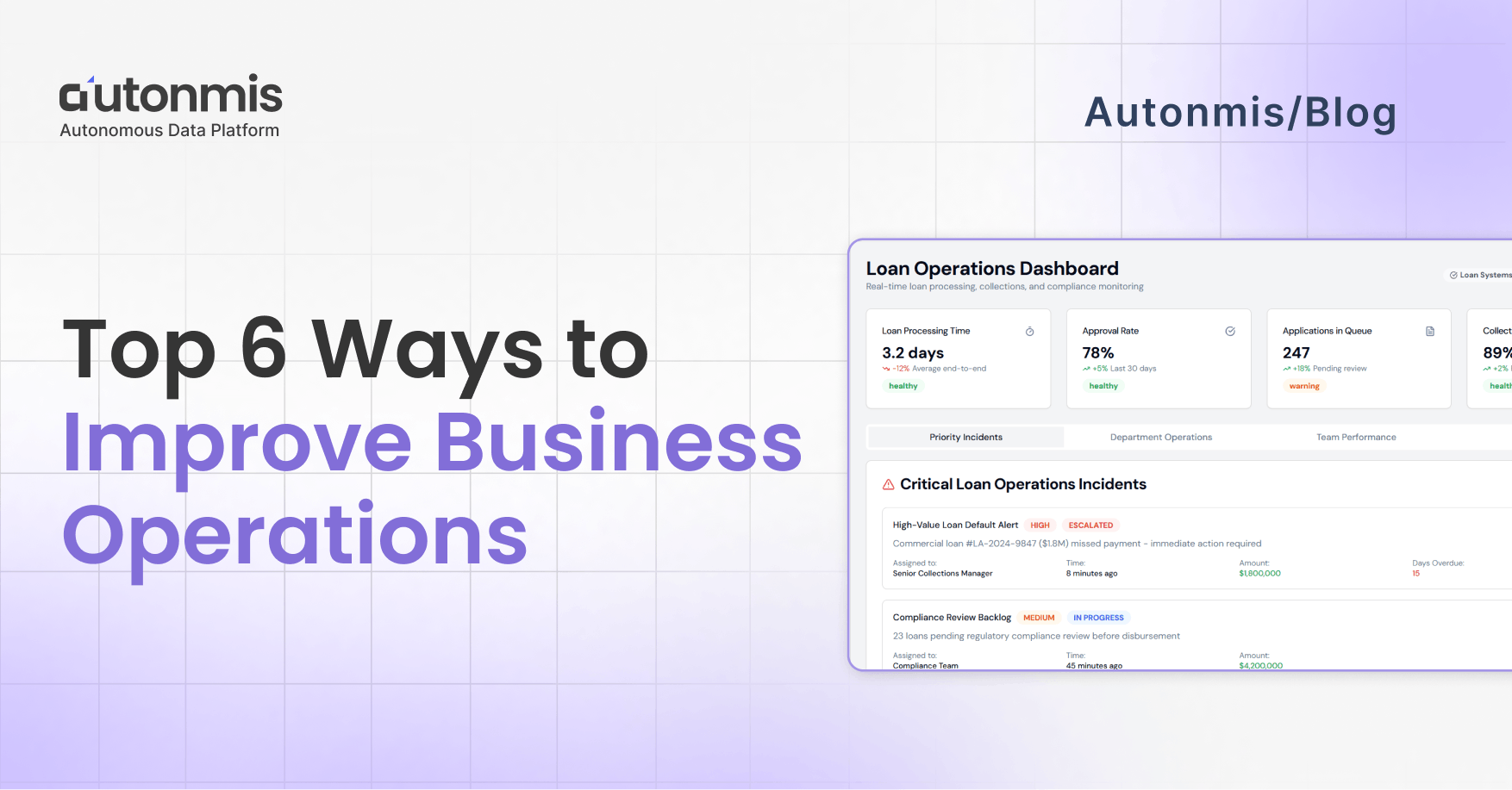 Top 6 Ways to Improve Business Operations