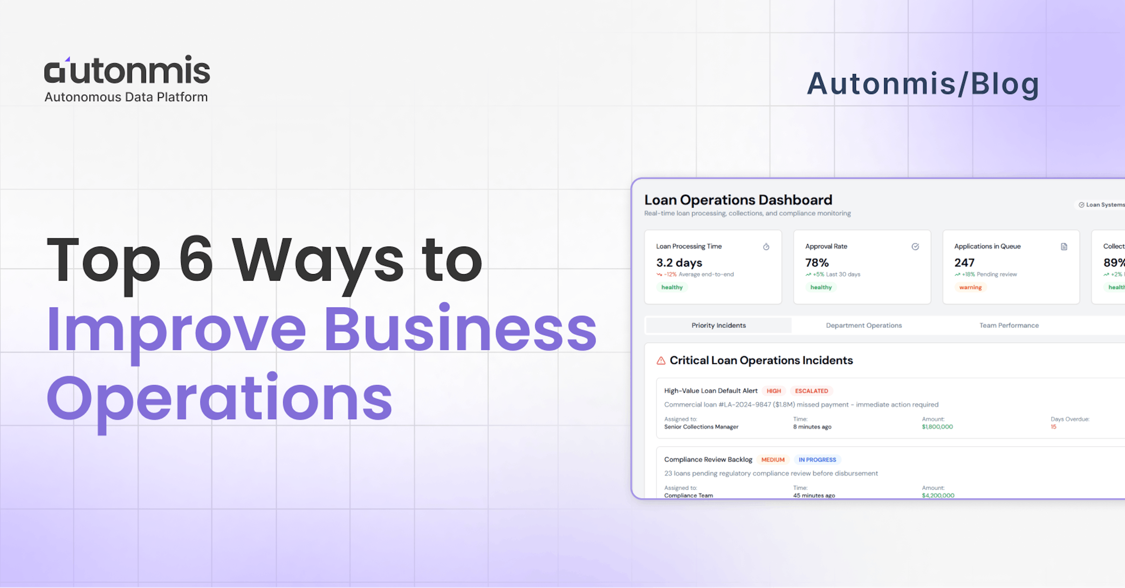 Top 6 Ways to Improve Business Operations