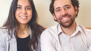 Habib Al-Khatib and Elodie Morgan