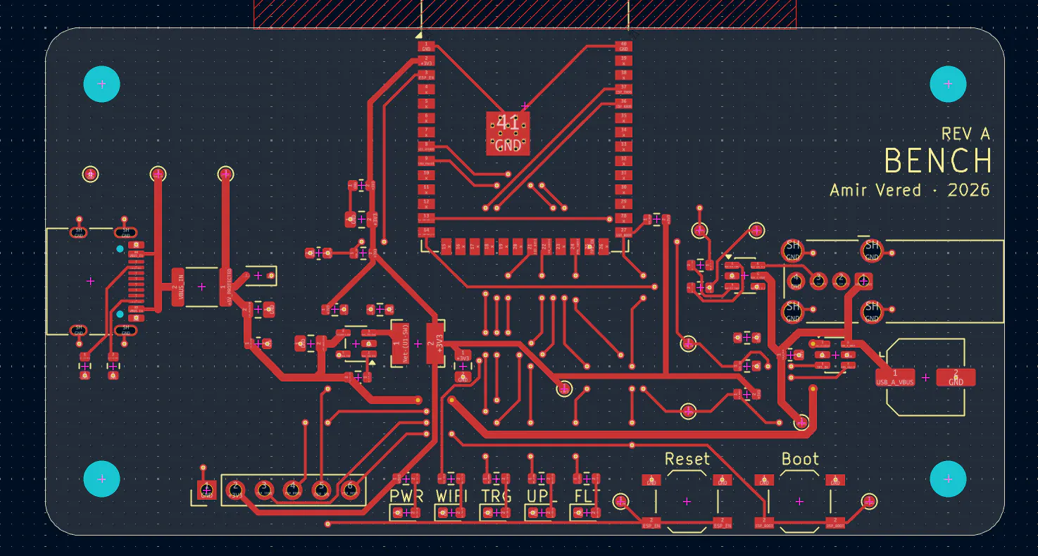 PCB layout front