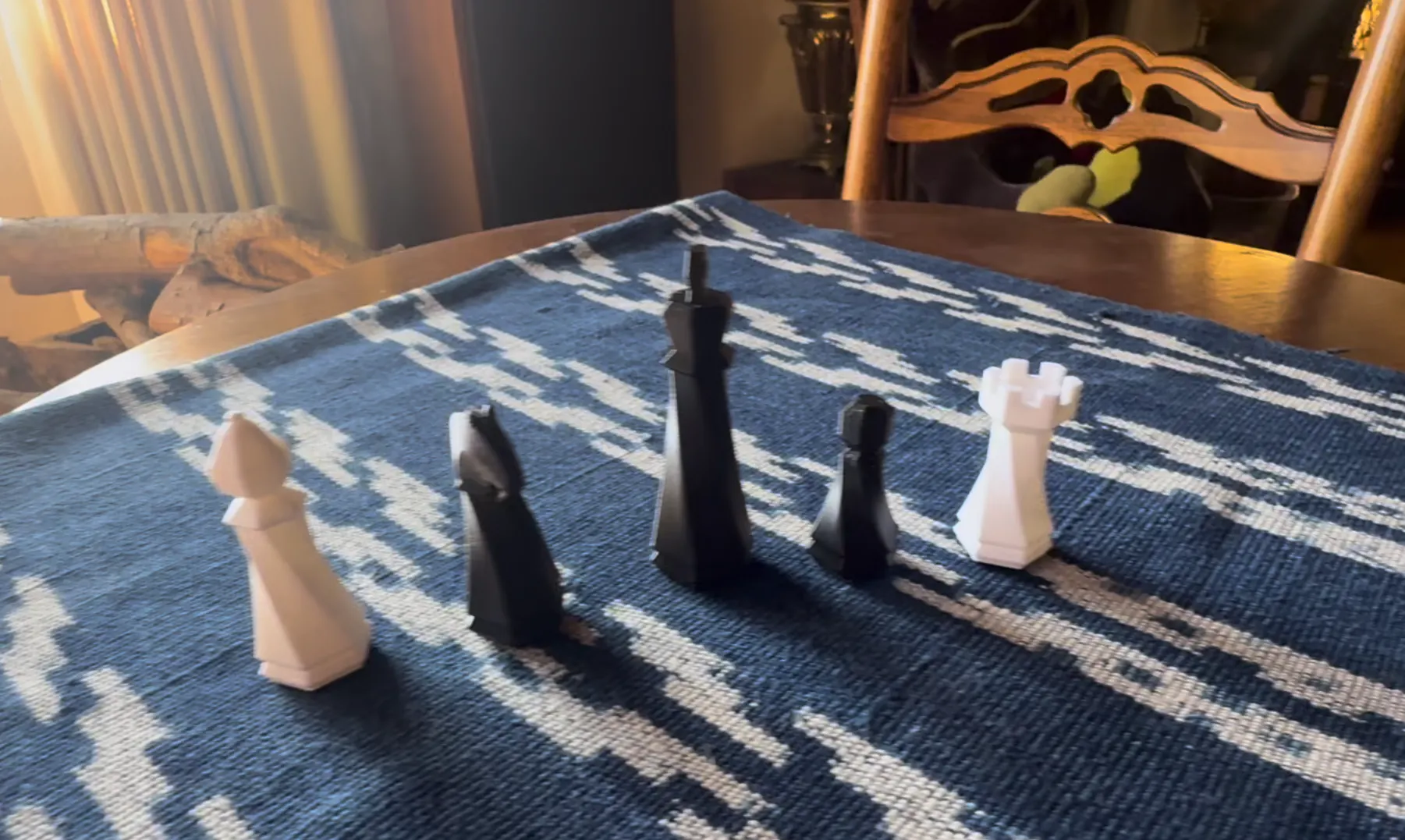 collection of 3d printed pieces